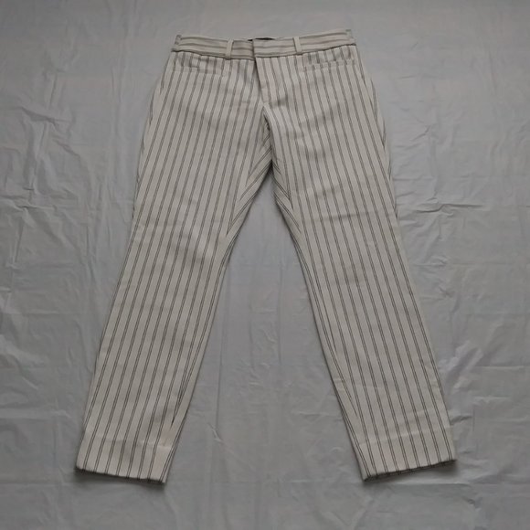 BANANA REPUBLIC denim pants with-black stripes, Size 0p - Picture 3 of 12